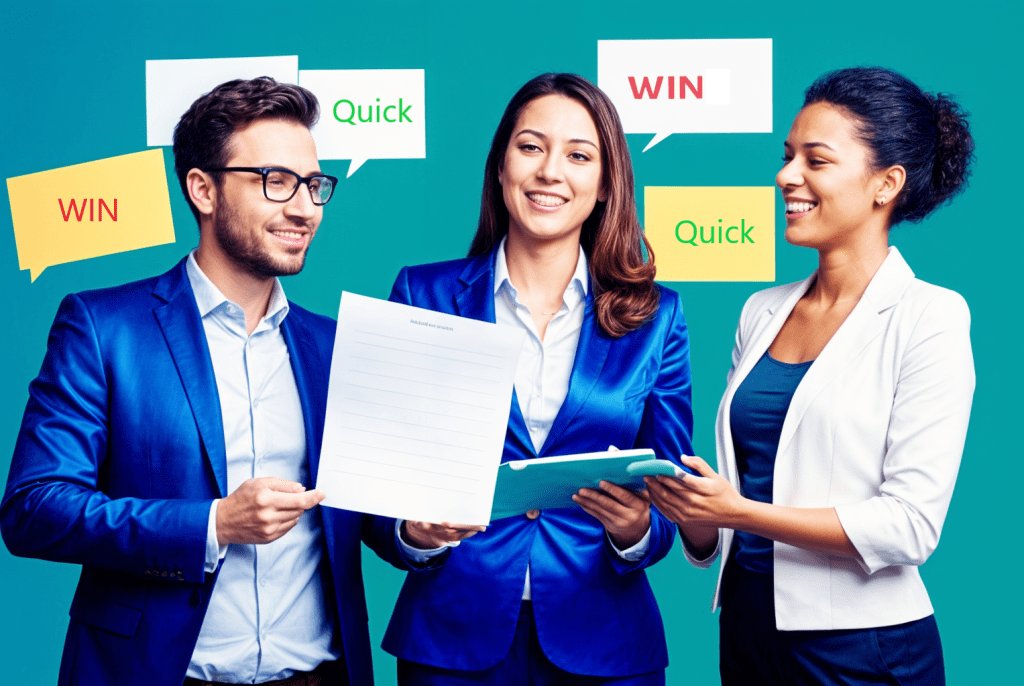Quick Wins : Stratégie Efficace de Gestion des&nbsp;Tâches